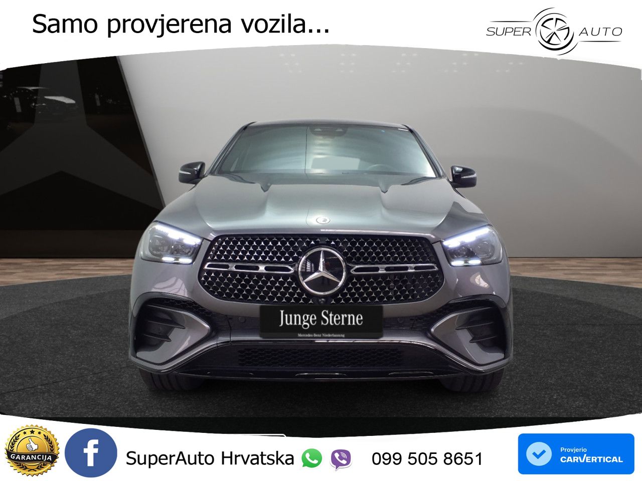 Mercedes GLE 450d (367 KS) EQ Boost 4MATIC 9G-TRONIC AMG ZRAČNI+ACC+GR SJED+KAM+PANO