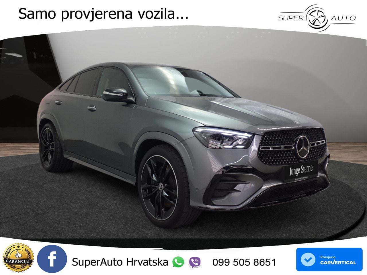 Mercedes GLE 450d (367 KS) EQ Boost 4MATIC 9G-TRONIC AMG ZRAČNI+ACC+GR SJED+KAM+PANO