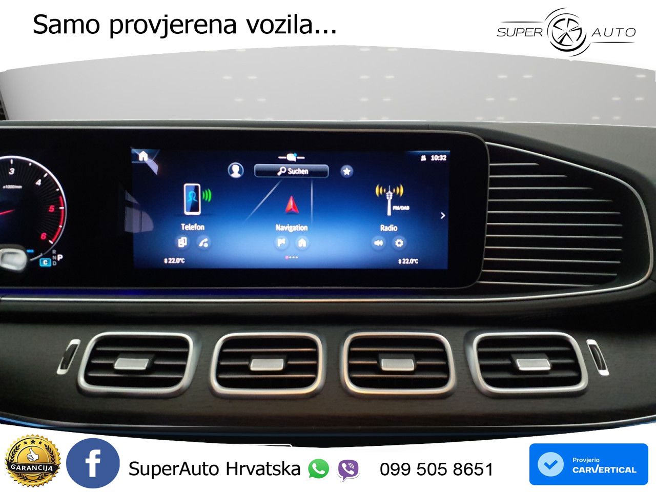 Mercedes GLE 450d (367 KS) EQ Boost 4MATIC 9G-TRONIC AMG ZRAČNI+ACC+GR SJED+KAM+PANO