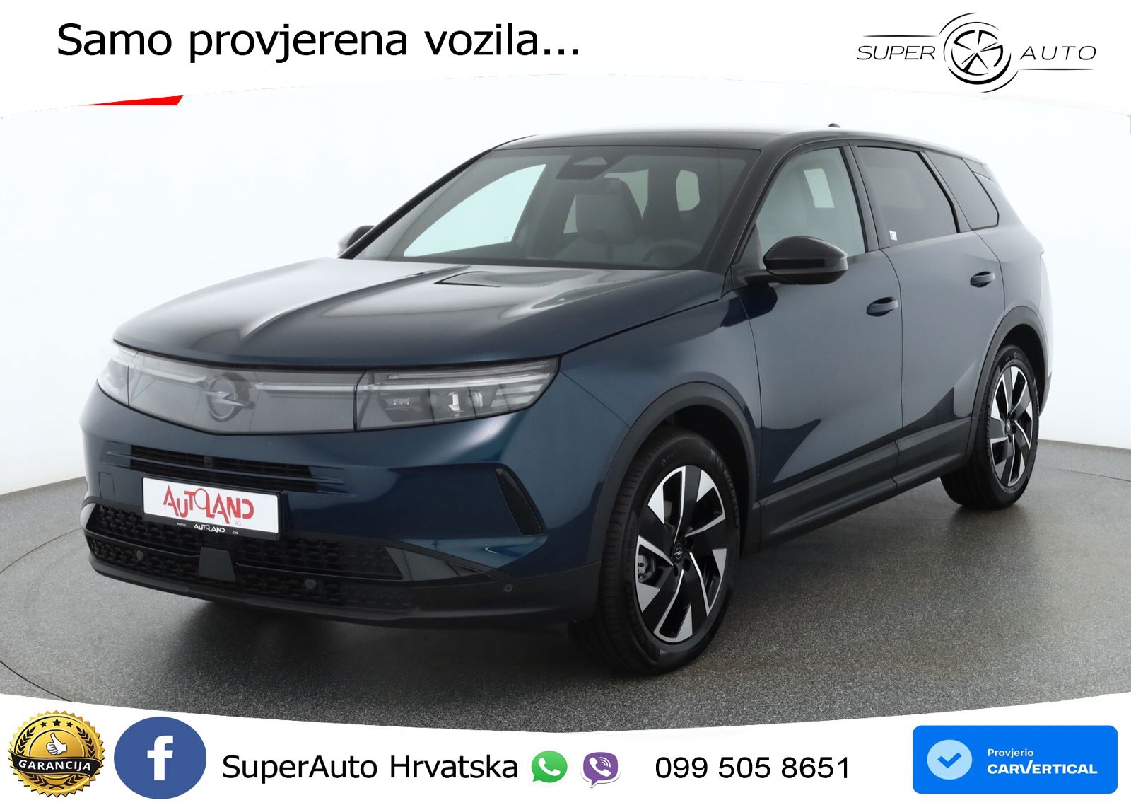 Opel Grandland 1.2 Turbo (145 KS) Hybrid eDCT Ultimate LED+GR SJED+ACC