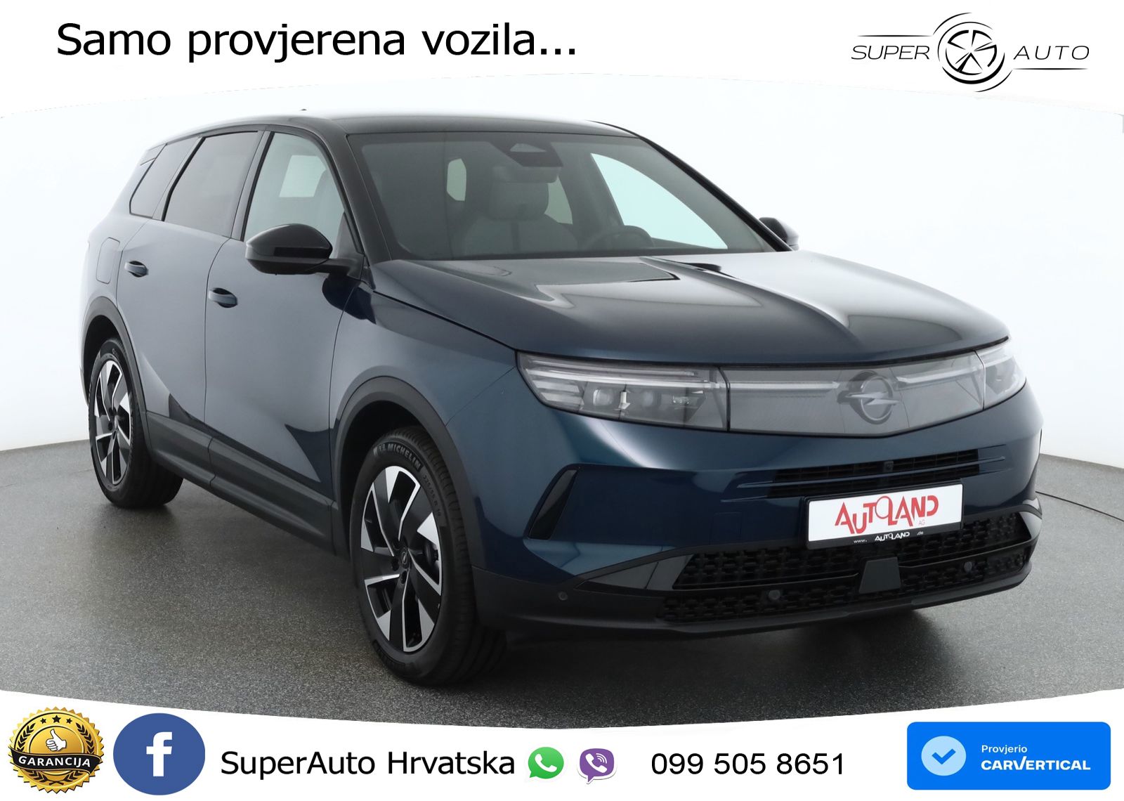 Opel Grandland 1.2 Turbo (145 KS) Hybrid eDCT Ultimate LED+GR SJED+ACC