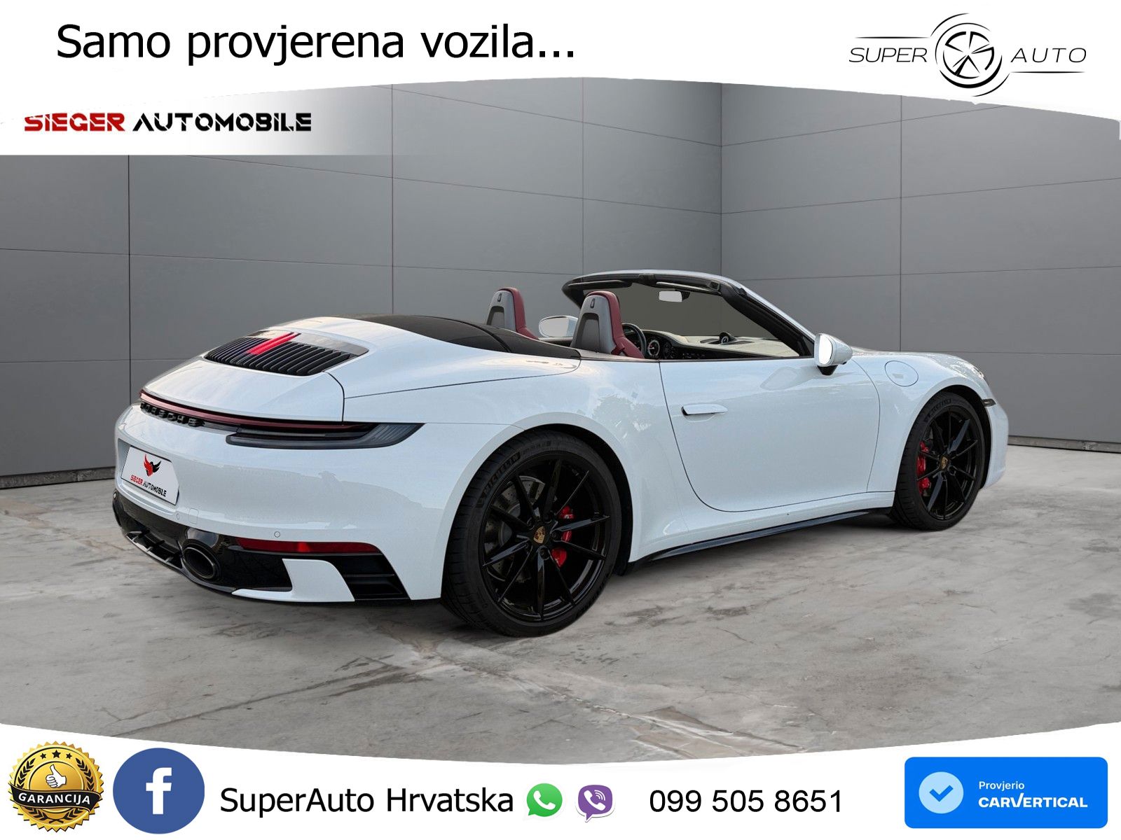 Porsche 911 Carrera S 3.0 (450 KS) PDK ZRAČNI+ACC+GR SJED+KAM