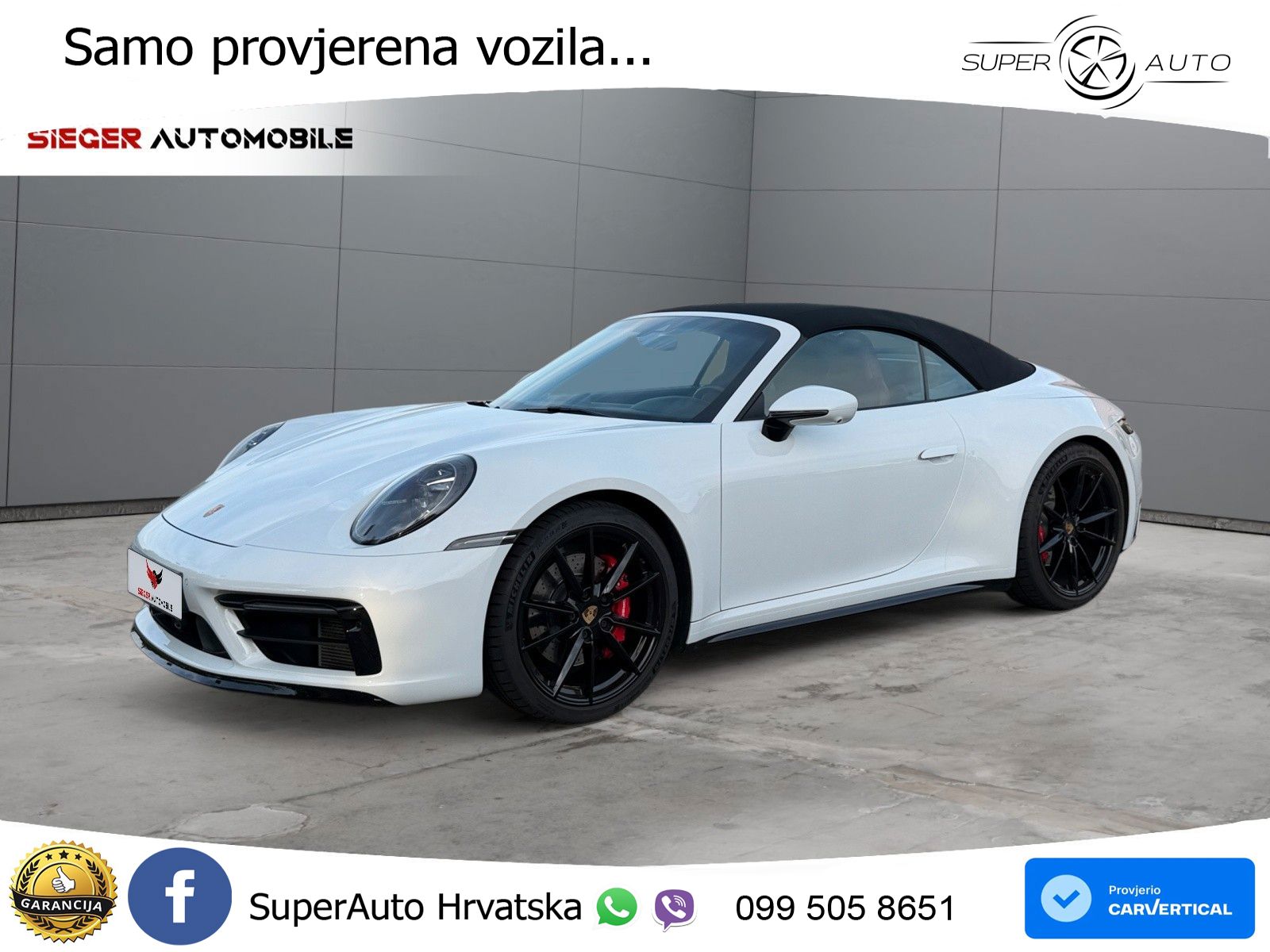 Porsche 911 Carrera S 3.0 (450 KS) PDK ZRAČNI+ACC+GR SJED+KAM