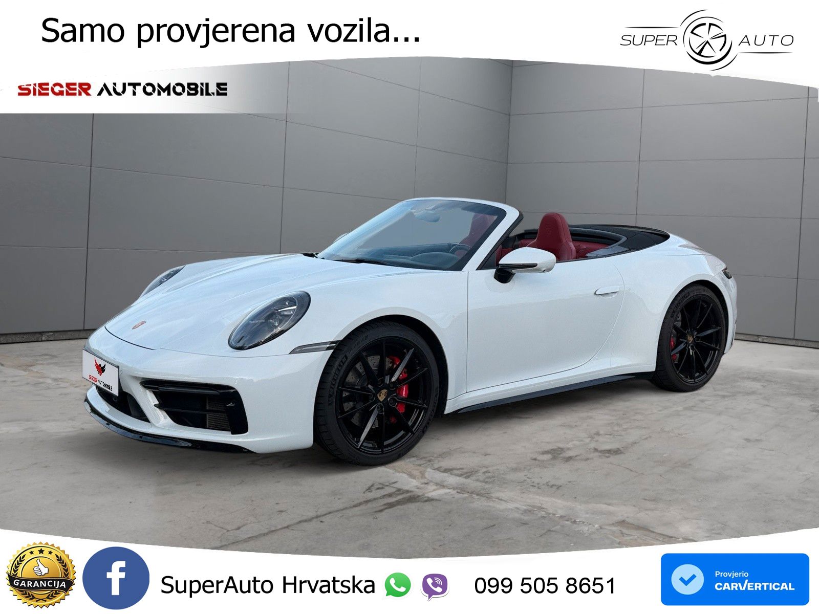 Porsche 911 Carrera S 3.0 (450 KS) PDK ZRAČNI+ACC+GR SJED+KAM