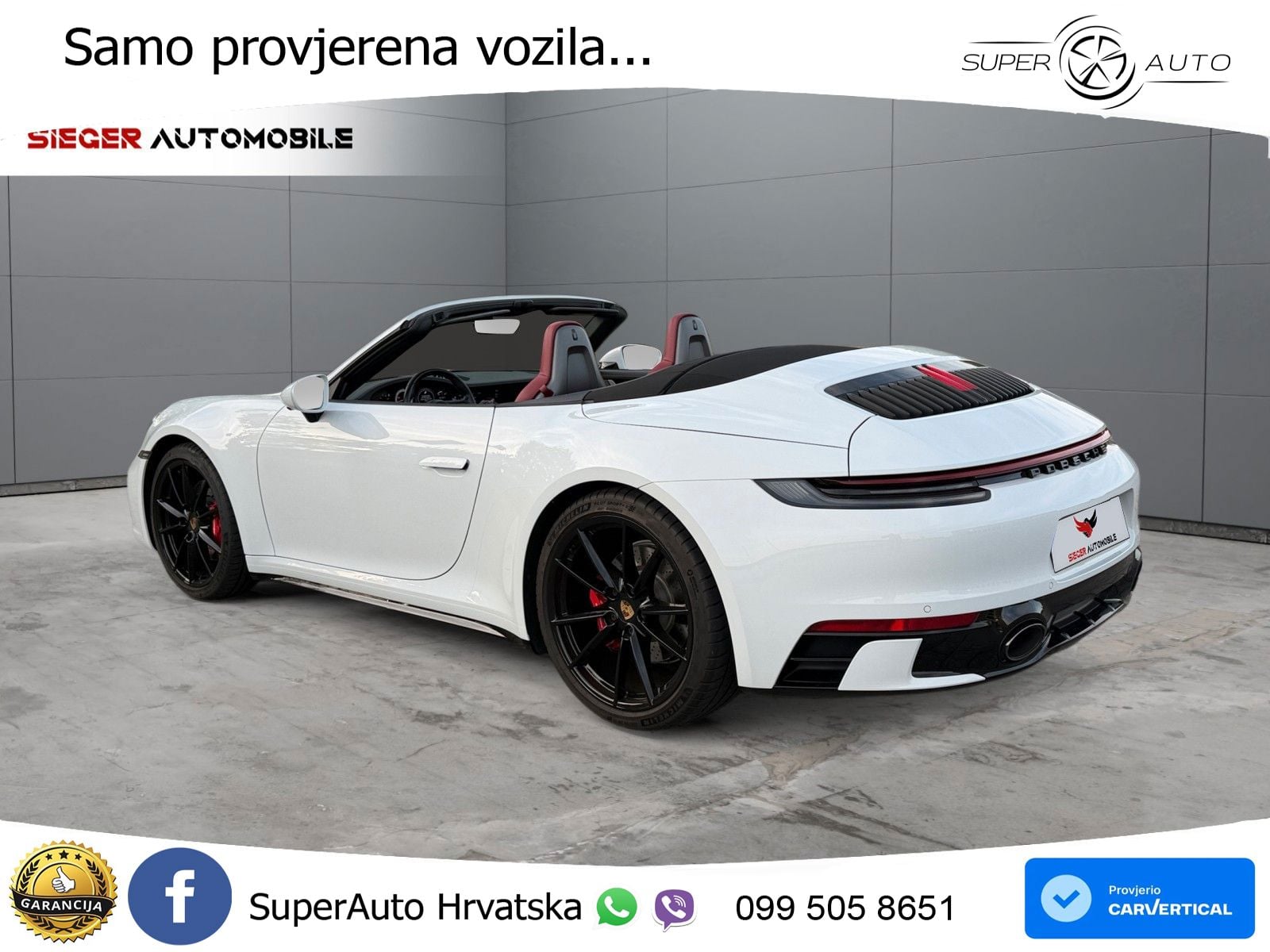 Porsche 911 Carrera S 3.0 (450 KS) PDK ZRAČNI+ACC+GR SJED+KAM