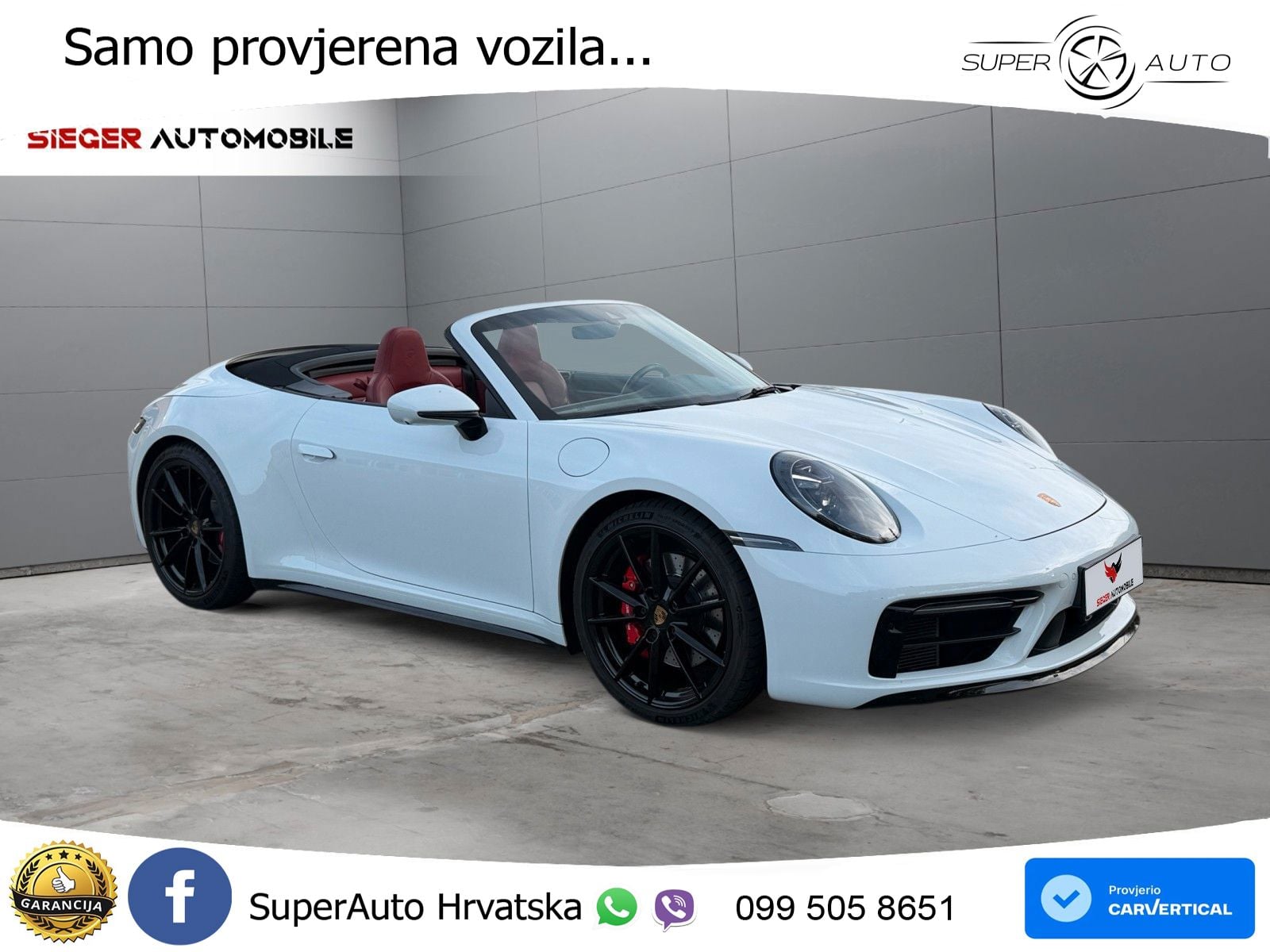 Porsche 911 Carrera S 3.0 (450 KS) PDK ZRAČNI+ACC+GR SJED+KAM