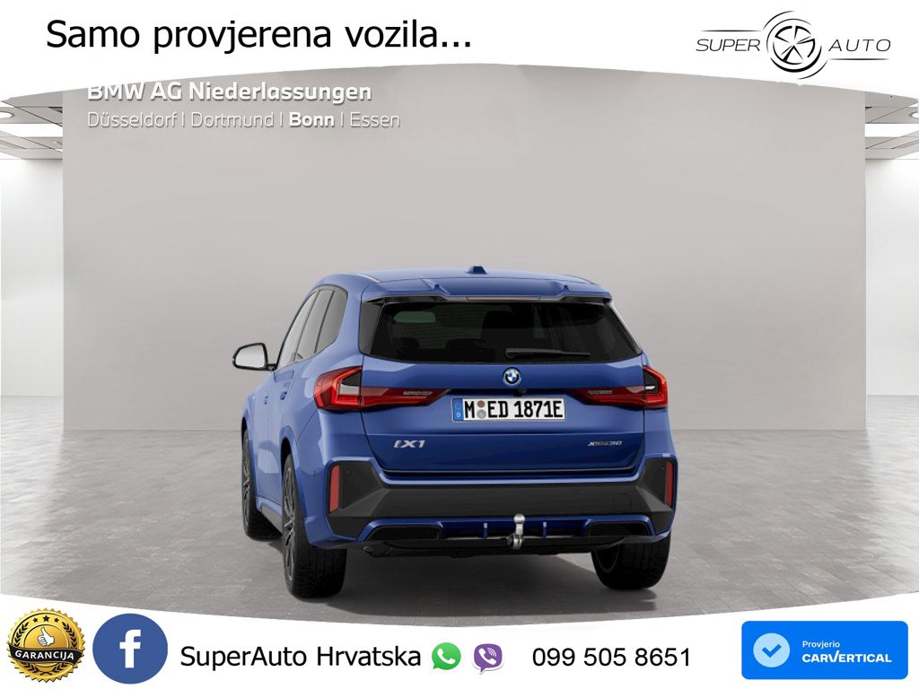 BMW iX1 68 kWh (313 KS) xDrive30 M Sport LED+GR SJED+ACC