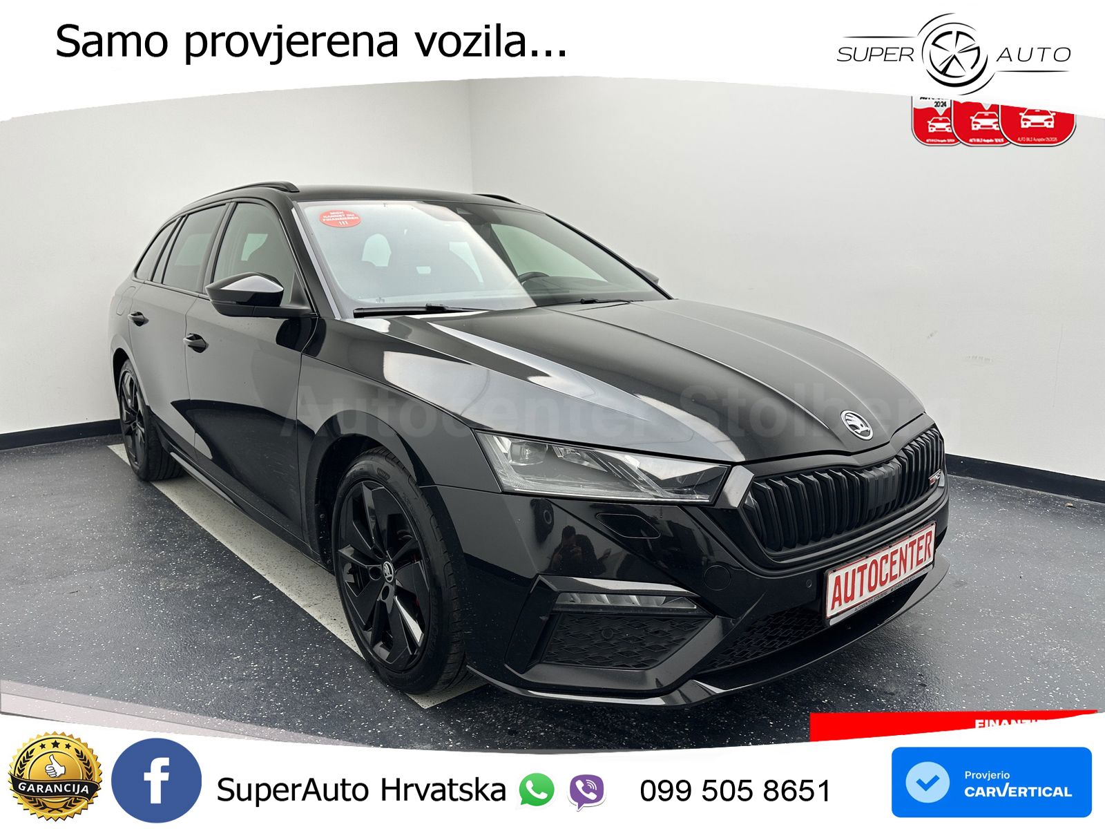 Škoda Octavia Combi RS 2.0 TDI (200 KS) DSG LED+GR SJED+ACC