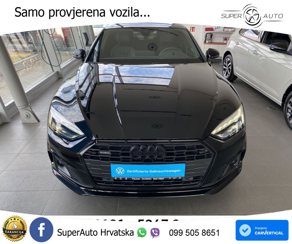 Audi A5 Sportback 40 TDI (204 KS) quattro S tronic advanced MATRIX+GR SJED+KAM