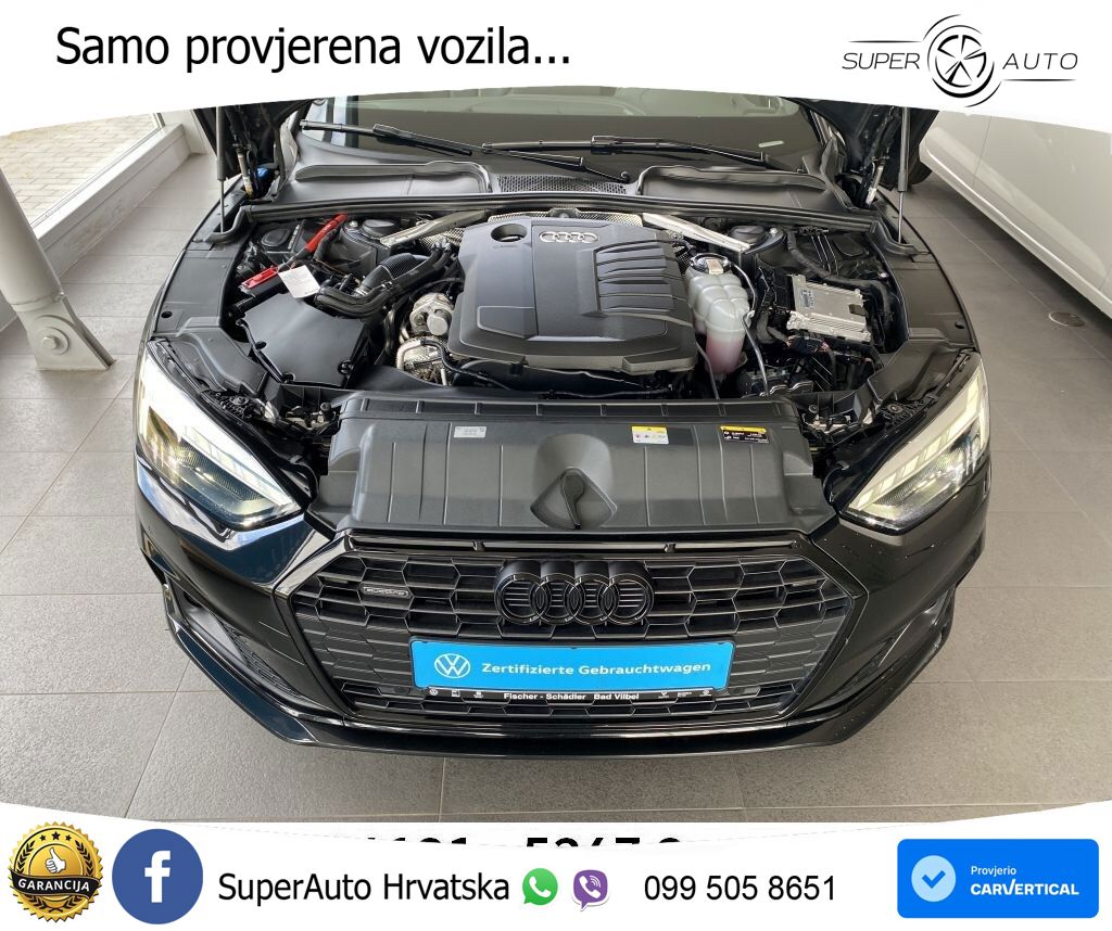 Audi A5 Sportback 40 TDI (204 KS) quattro S tronic advanced MATRIX+GR SJED+KAM