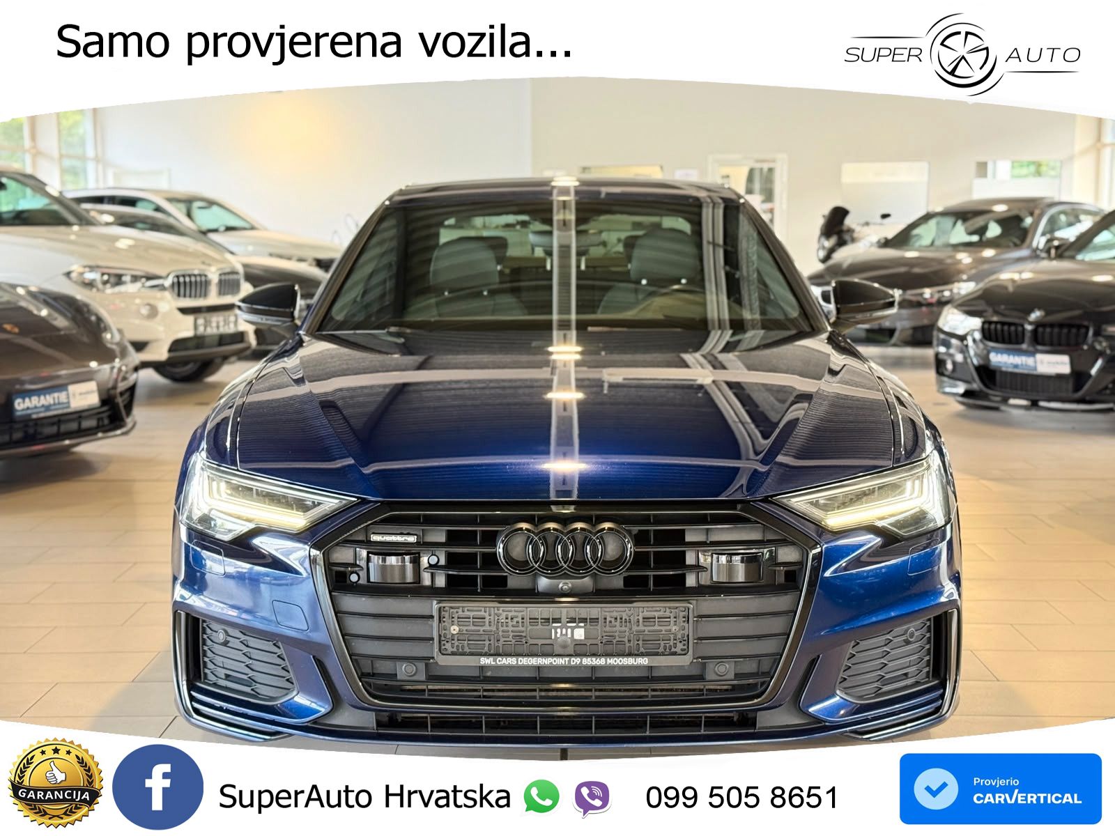 Audi A6 55 TFSI V6 (340 KS) quattro S tronic S line LED+GR SJED+ACC