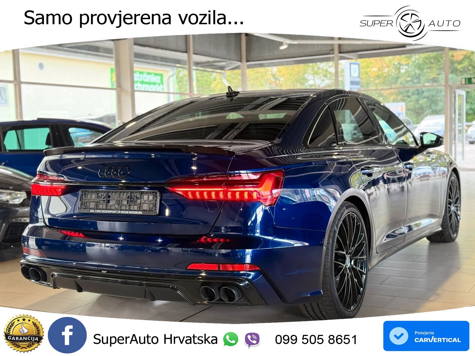 Audi A6 55 TFSI V6 (340 KS) quattro S tronic S line LED+GR SJED+ACC