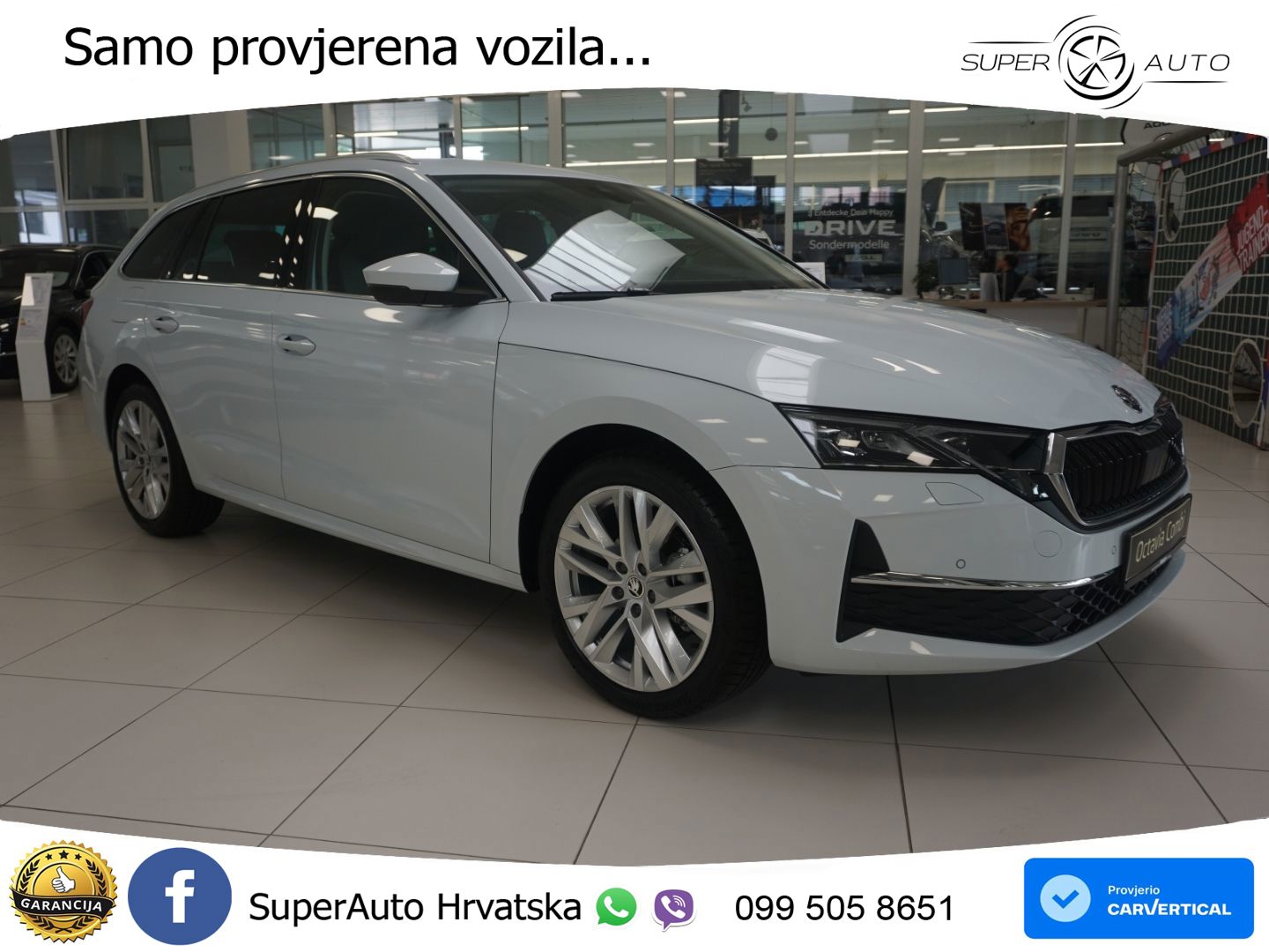Škoda Octavia Combi 1.5 TSI (150 KS) DSG Selection MATRIX+GR SJED+KAM