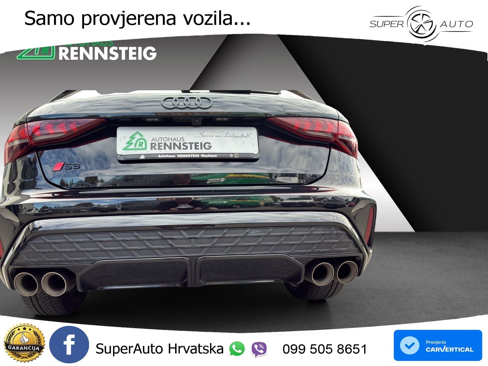 Audi S3 2.0 TFSI (333 KS) quattro S tronic LED+ACC