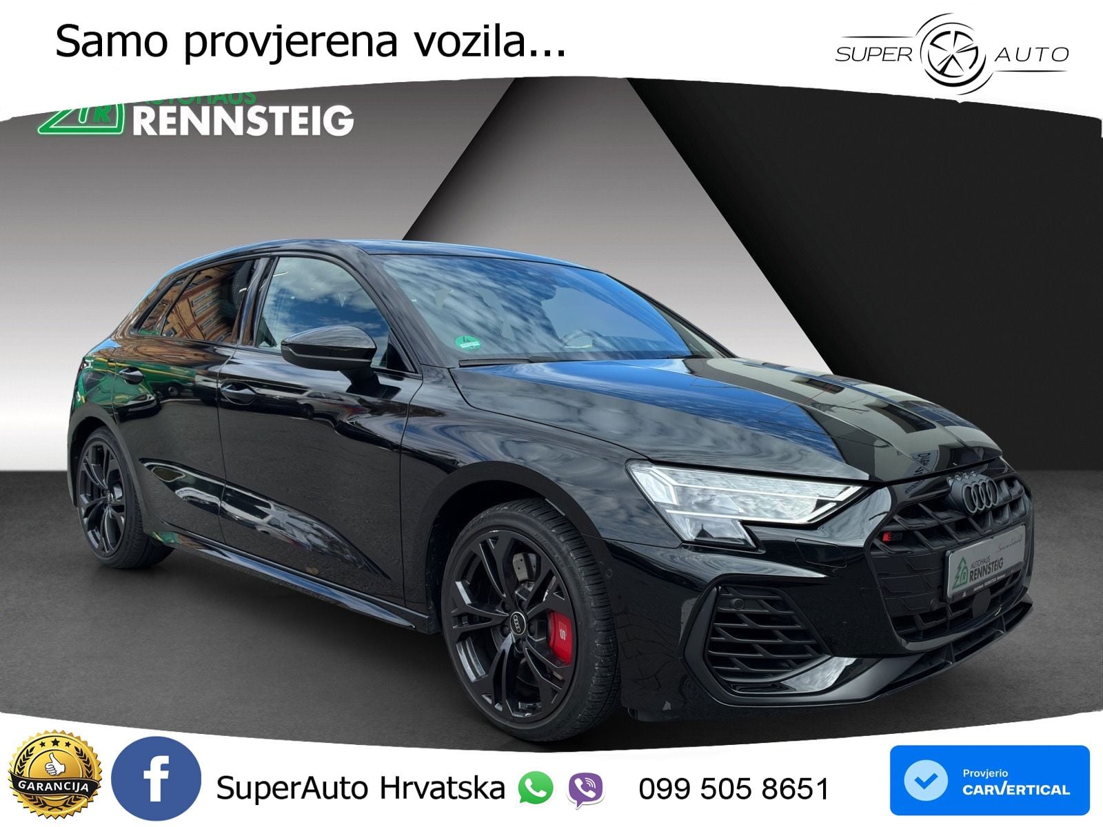 Audi S3 2.0 TFSI (333 KS) quattro S tronic LED+ACC