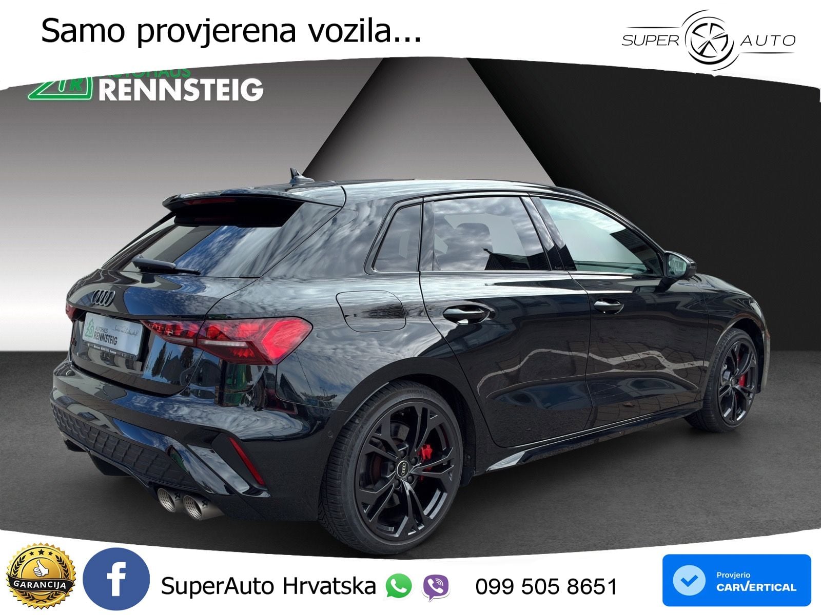 Audi S3 2.0 TFSI (333 KS) quattro S tronic LED+ACC