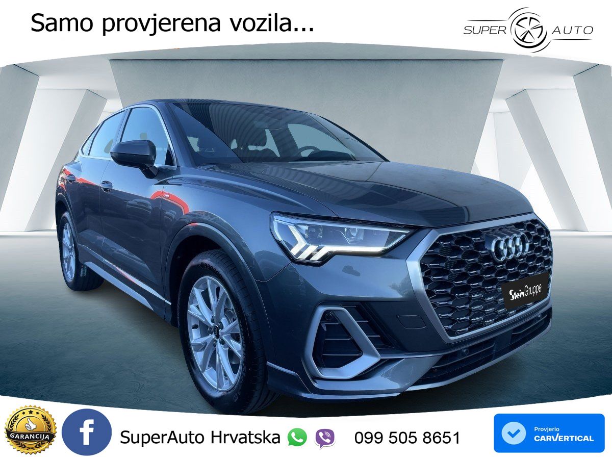 Audi Q3 II Sportback 35 TFSI (150 KS) S tronic S line LED+GR SJED+ACC