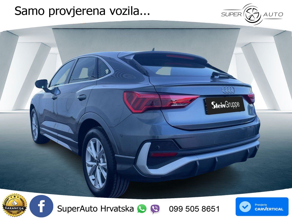 Audi Q3 II Sportback 35 TFSI (150 KS) S tronic S line LED+GR SJED+ACC