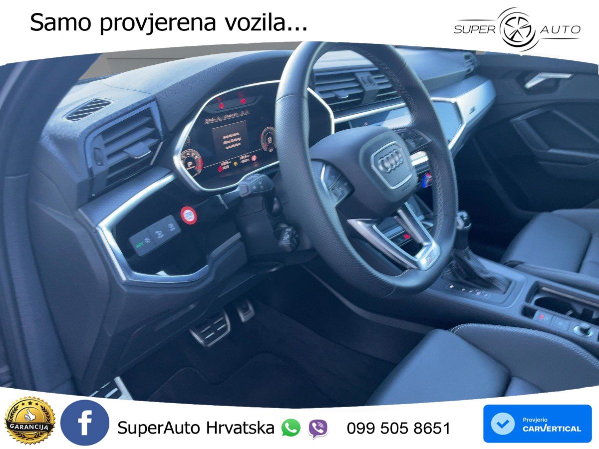 Audi Q3 II Sportback 35 TFSI (150 KS) S tronic S line LED+GR SJED+ACC