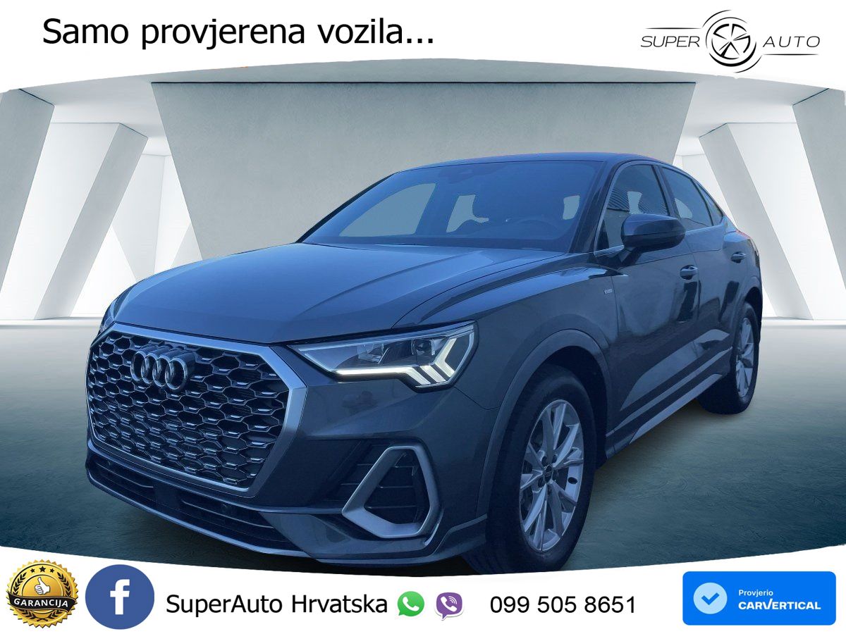 Audi Q3 II Sportback 35 TFSI (150 KS) S tronic S line LED+GR SJED+ACC