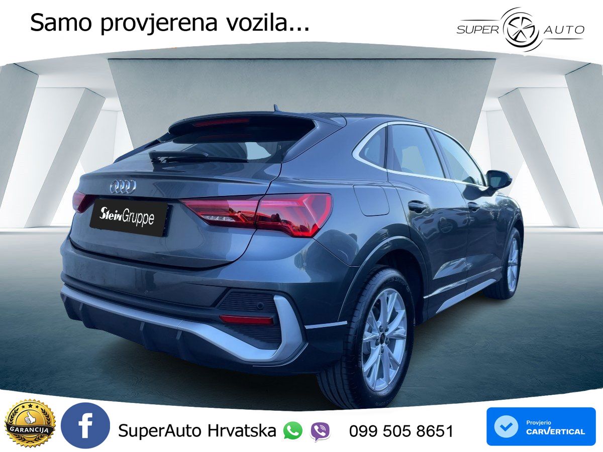 Audi Q3 II Sportback 35 TFSI (150 KS) S tronic S line LED+GR SJED+ACC