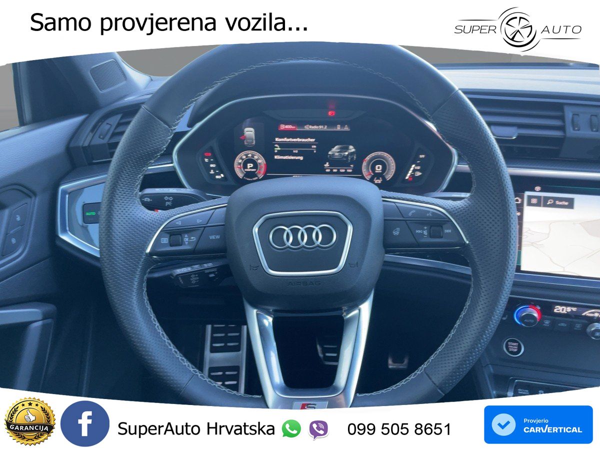Audi Q3 II Sportback 35 TFSI (150 KS) S tronic S line LED+GR SJED+ACC