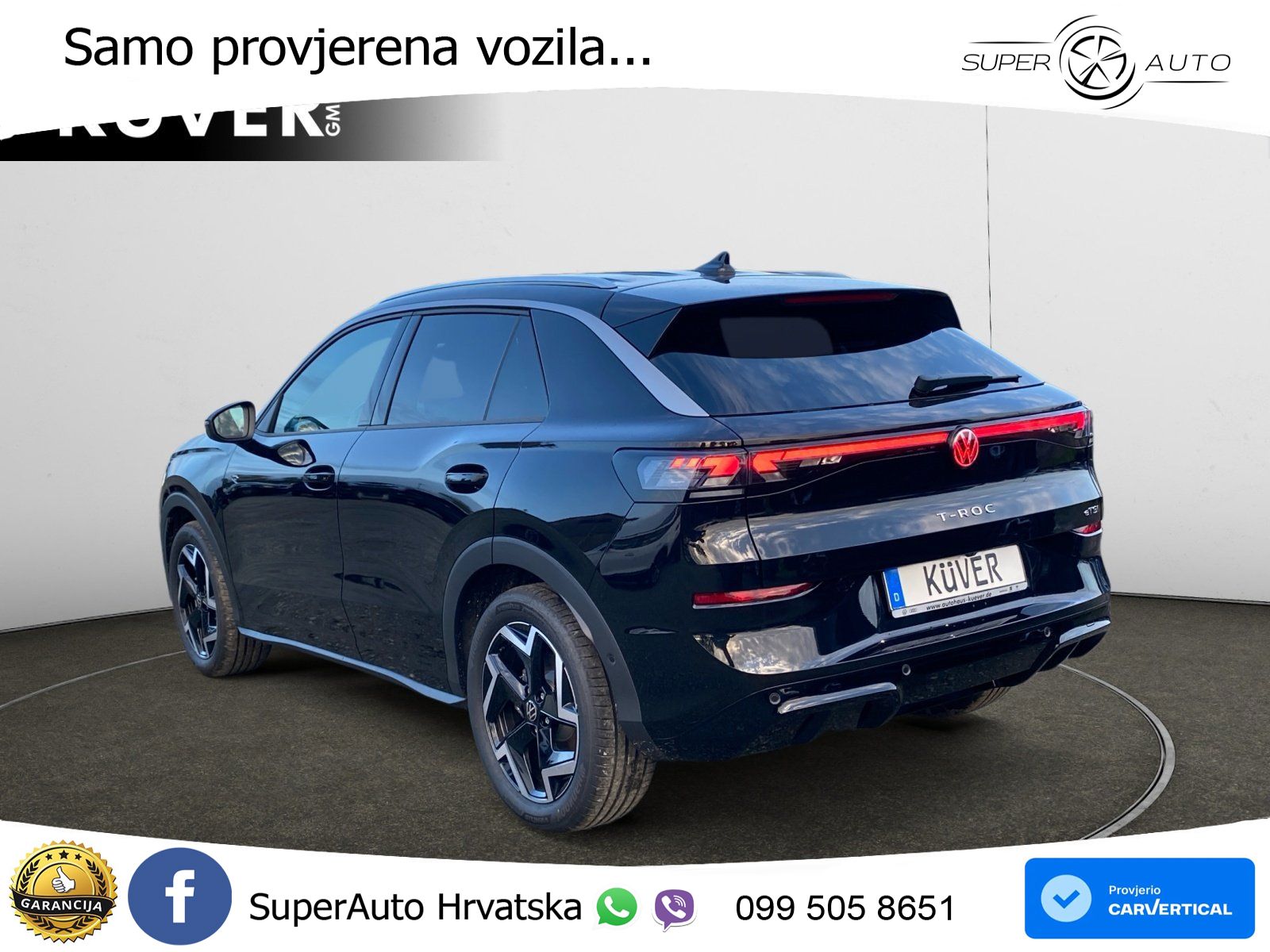 Volkswagen T-Roc 1.5 eTSI (150 KS)  DSG R-Line LED+GR SJED+ACC