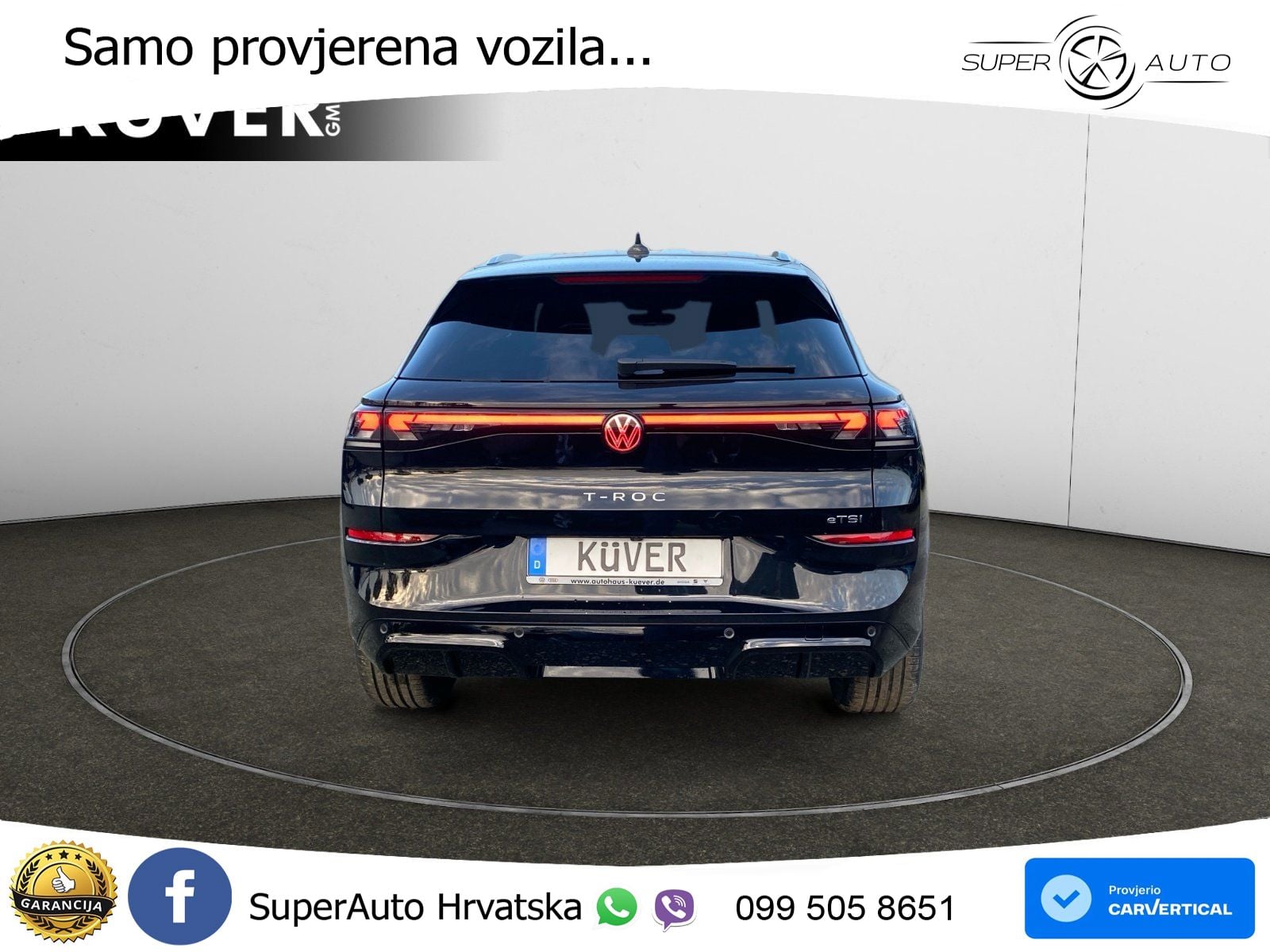 Volkswagen T-Roc 1.5 eTSI (150 KS)  DSG R-Line LED+GR SJED+ACC