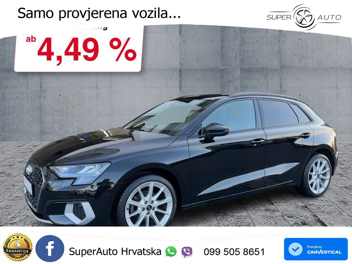 Audi A3 30 TDI (116 KS) S tronic advanced LED+GR SJED+ACC