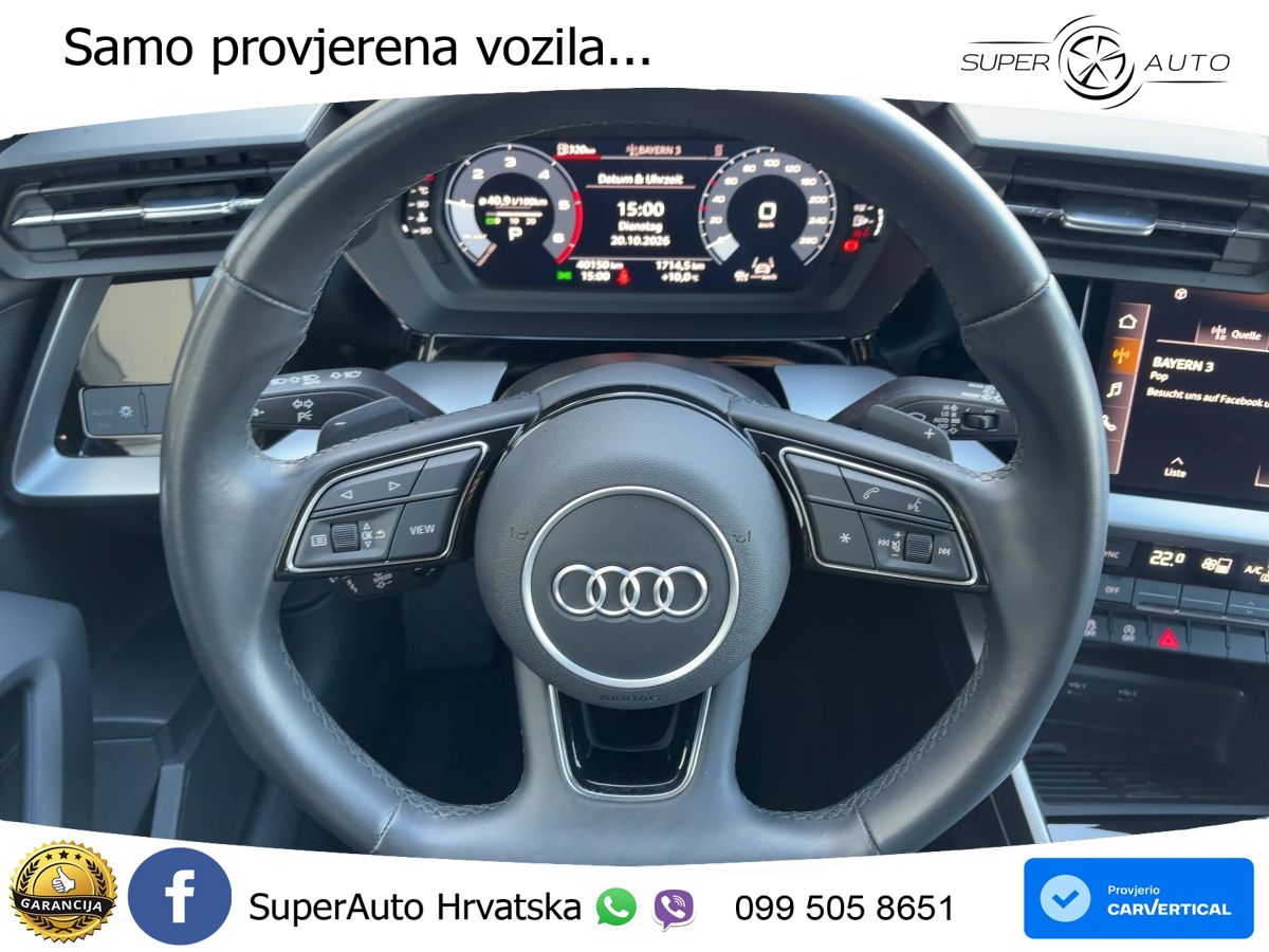Audi A3 30 TDI (116 KS) S tronic advanced LED+GR SJED+ACC