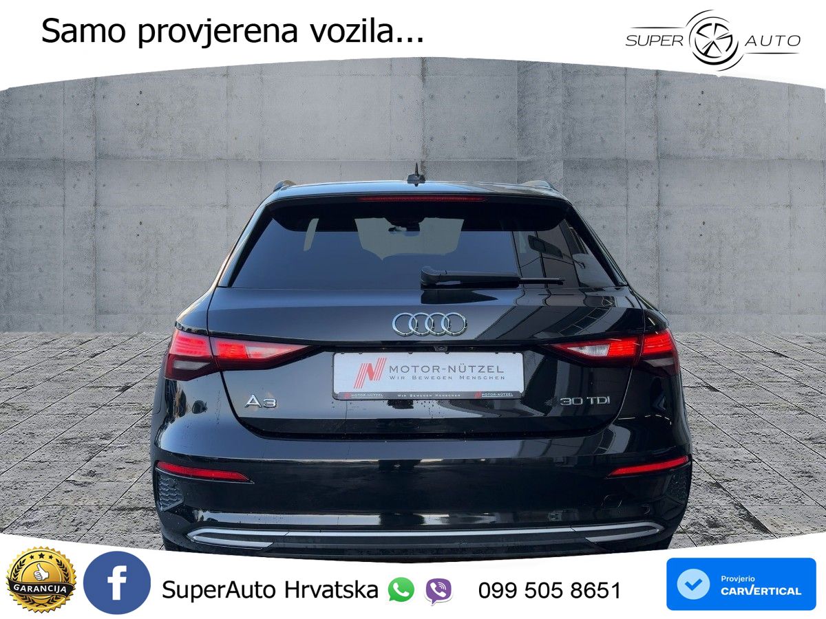 Audi A3 30 TDI (116 KS) S tronic advanced LED+GR SJED+ACC