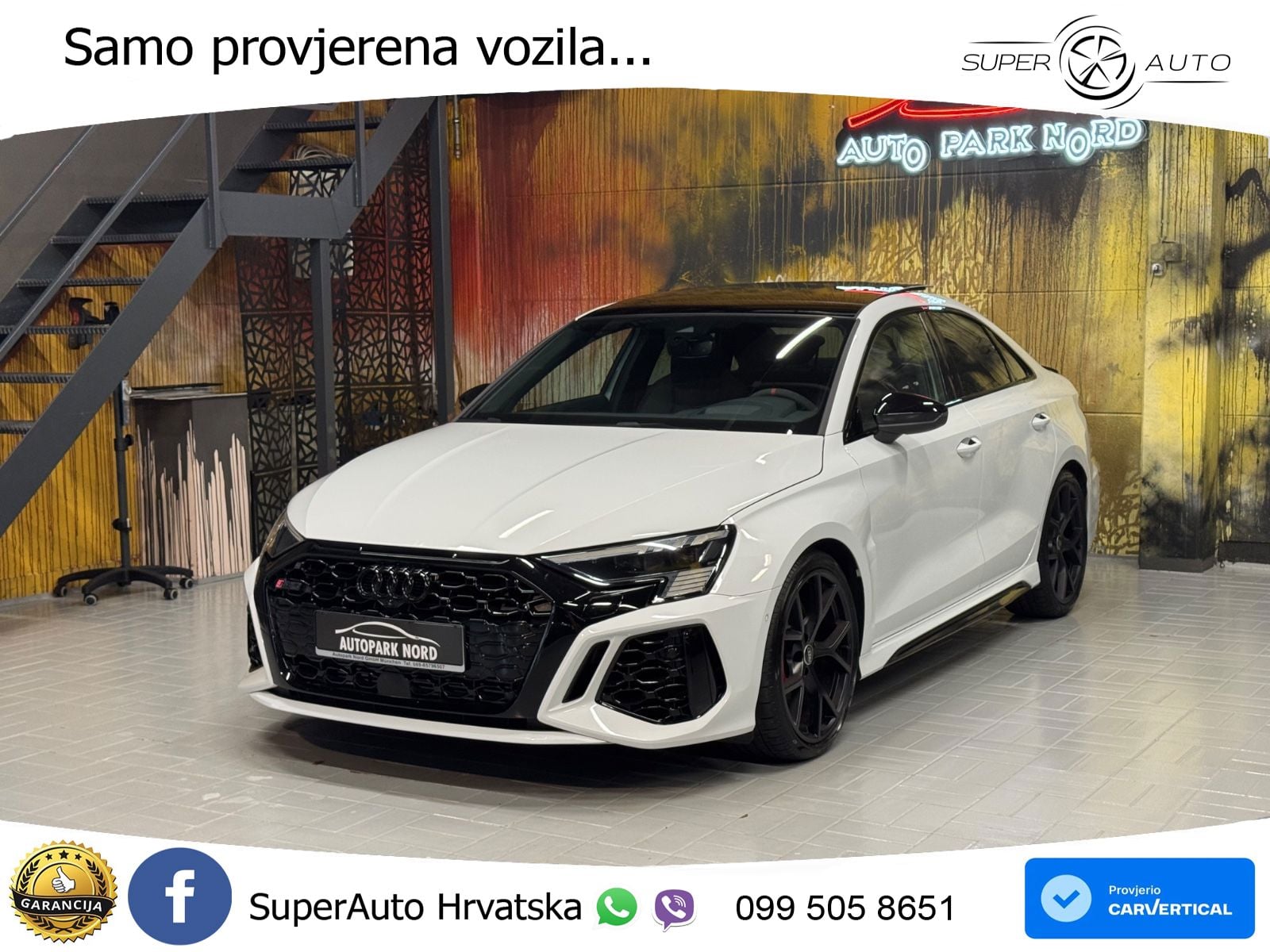 Audi RS3 Sedan 2.5 TFSI (400 KS) quattro S tronic LED+GR SJED+ACC