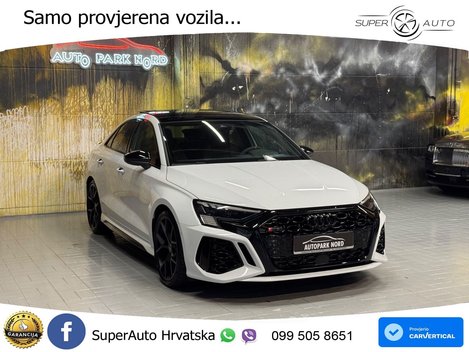 Audi RS3 Sedan 2.5 TFSI (400 KS) quattro S tronic LED+GR SJED+ACC