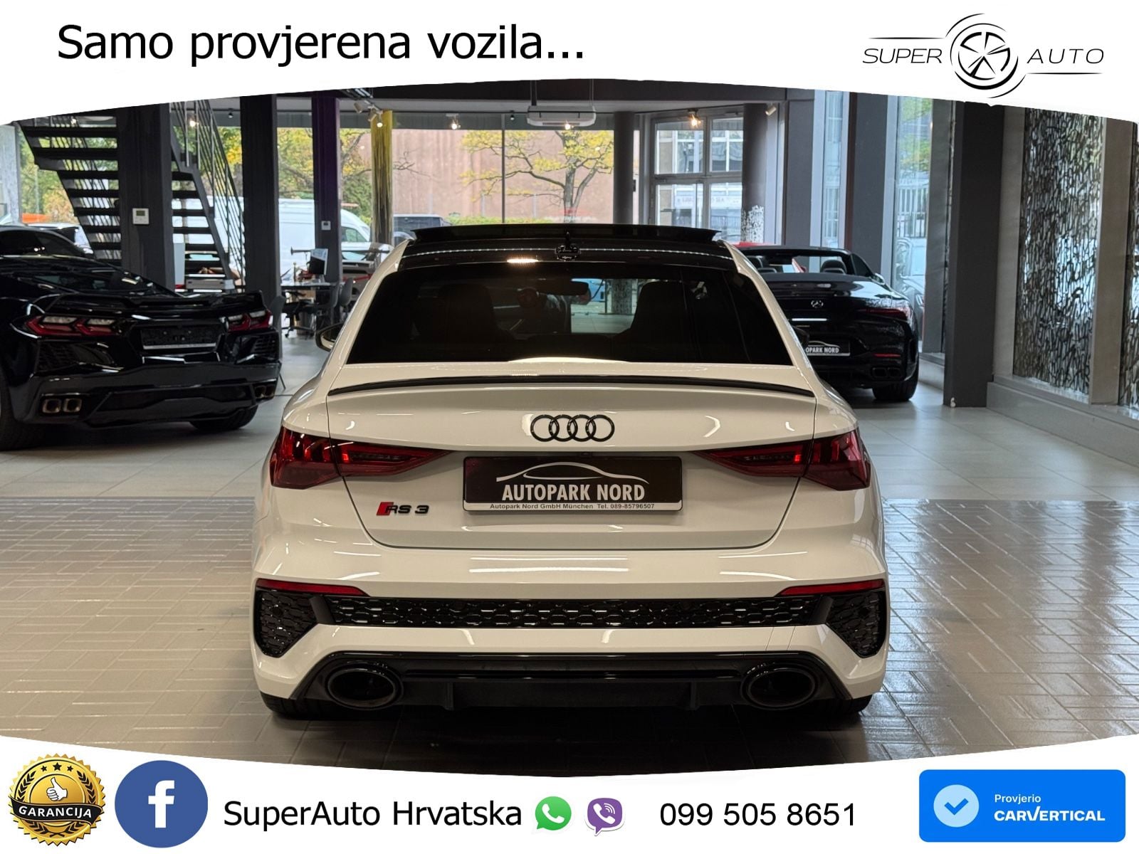 Audi RS3 Sedan 2.5 TFSI (400 KS) quattro S tronic LED+GR SJED+ACC