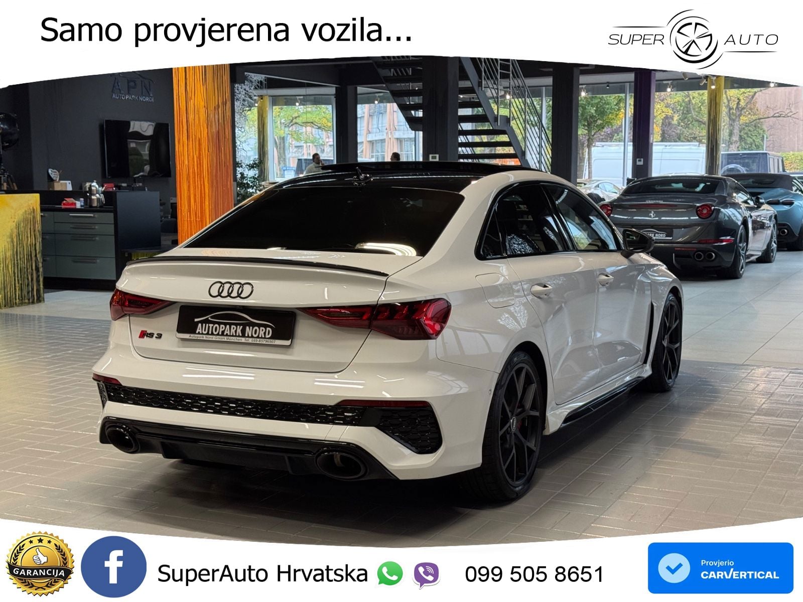 Audi RS3 Sedan 2.5 TFSI (400 KS) quattro S tronic LED+GR SJED+ACC
