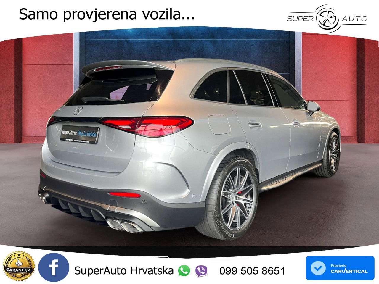 Mercedes AMG GLC 63 S E PERFORMANCE (680 KS) 4MATIC+ AMG SPEEDSHIFT MCT 9G LED+GR SJED+ACC