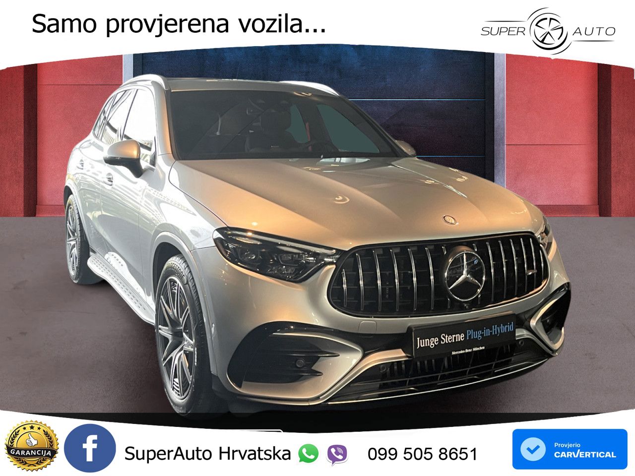 Mercedes AMG GLC 63 S E PERFORMANCE (680 KS) 4MATIC+ AMG SPEEDSHIFT MCT 9G LED+GR SJED+ACC
