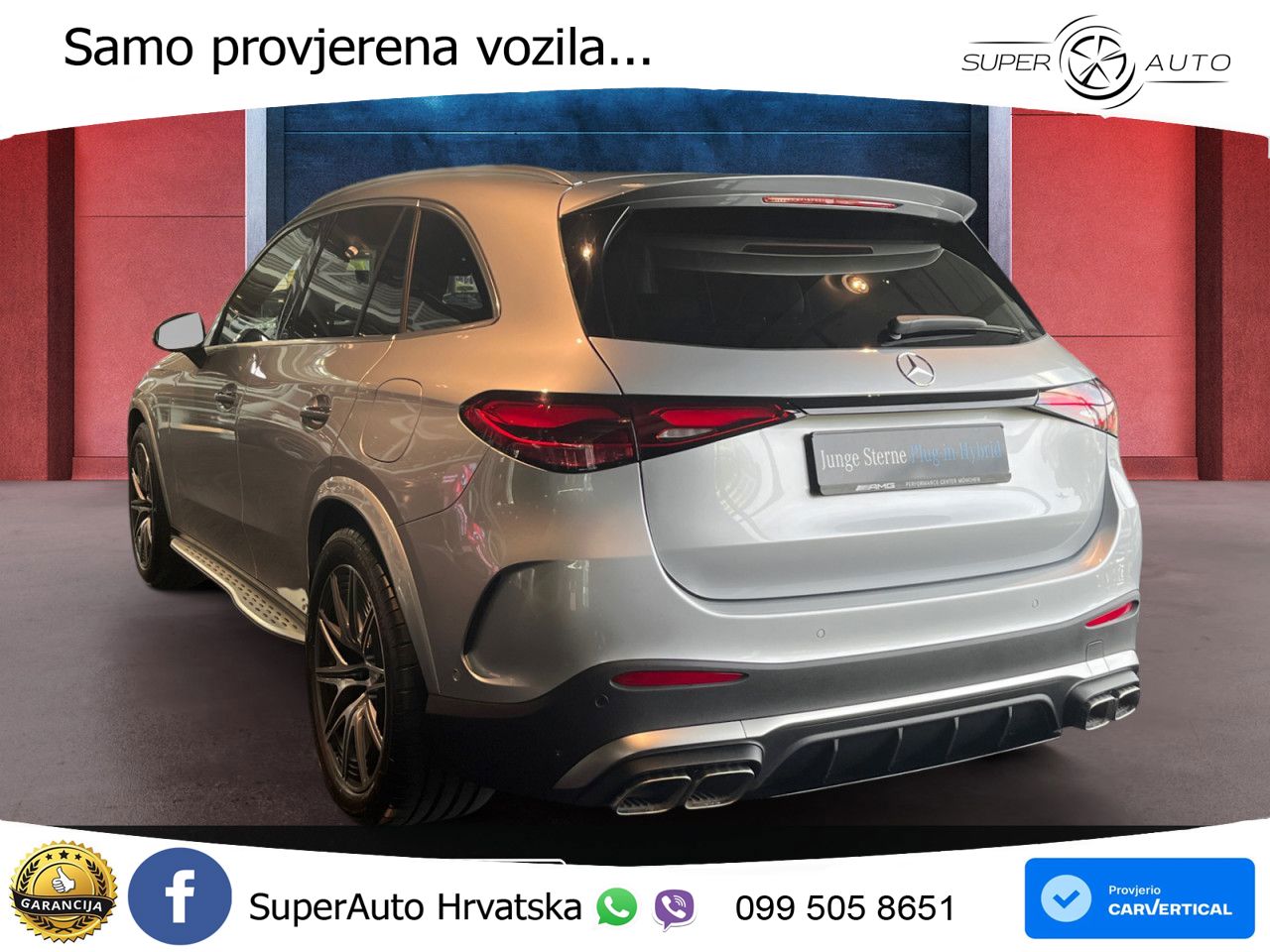 Mercedes AMG GLC 63 S E PERFORMANCE (680 KS) 4MATIC+ AMG SPEEDSHIFT MCT 9G LED+GR SJED+ACC