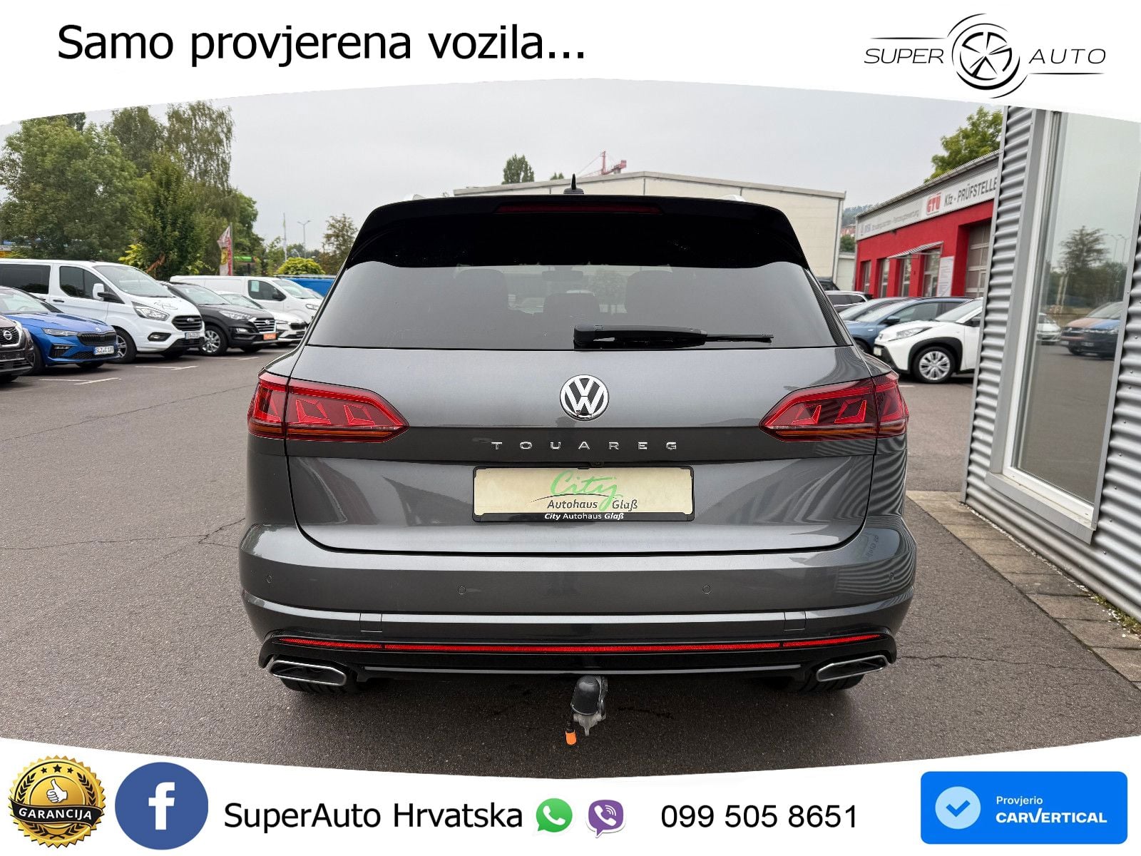 Volkswagen Touareg 3.0 V6 TDI (286 KS) 4MOTION Tiptronic R-Line ZRAČNI+ACC+GR SJED+KAM+PANO