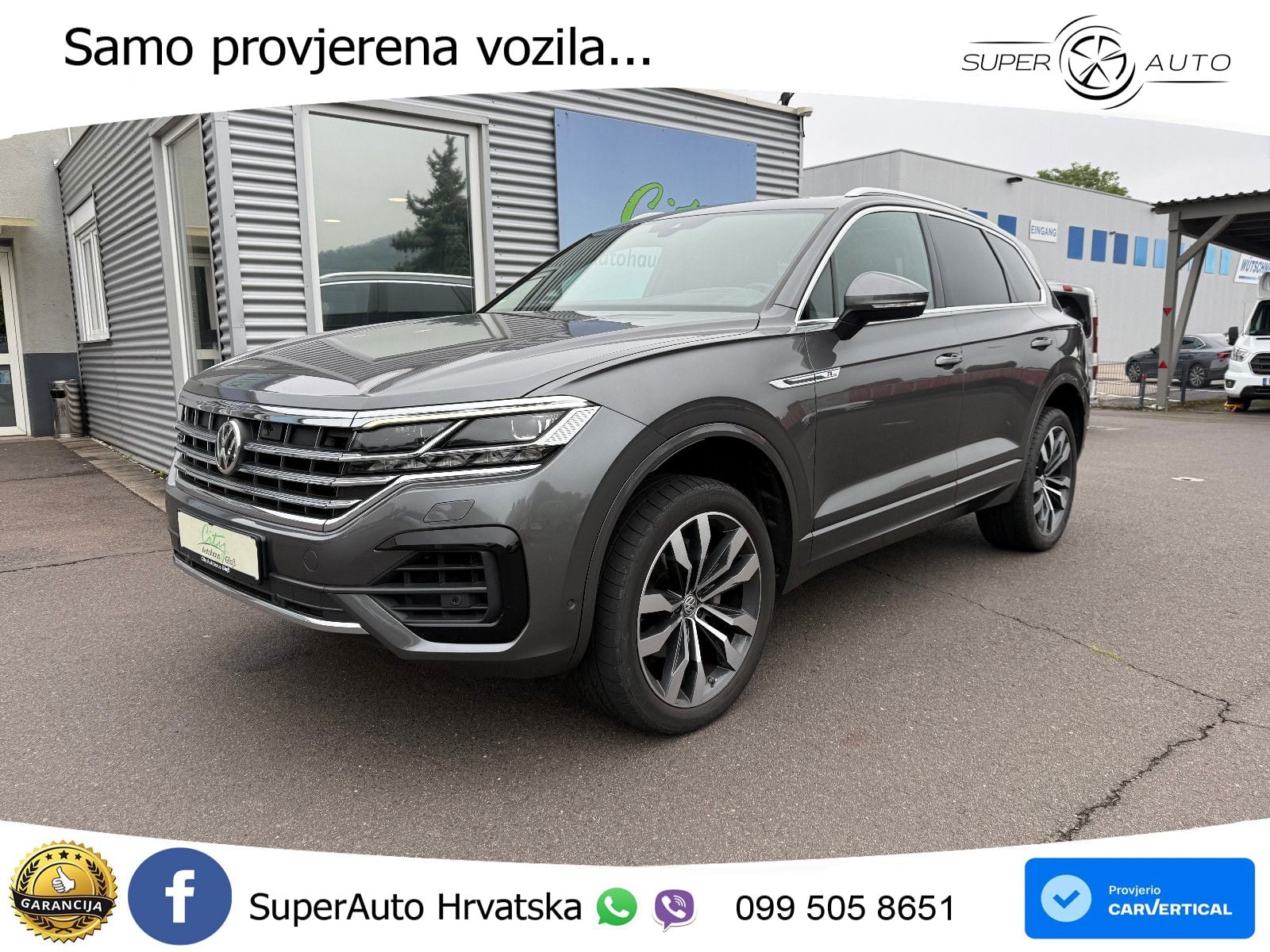 Volkswagen Touareg 3.0 V6 TDI (286 KS) 4MOTION Tiptronic R-Line ZRAČNI+ACC+GR SJED+KAM+PANO