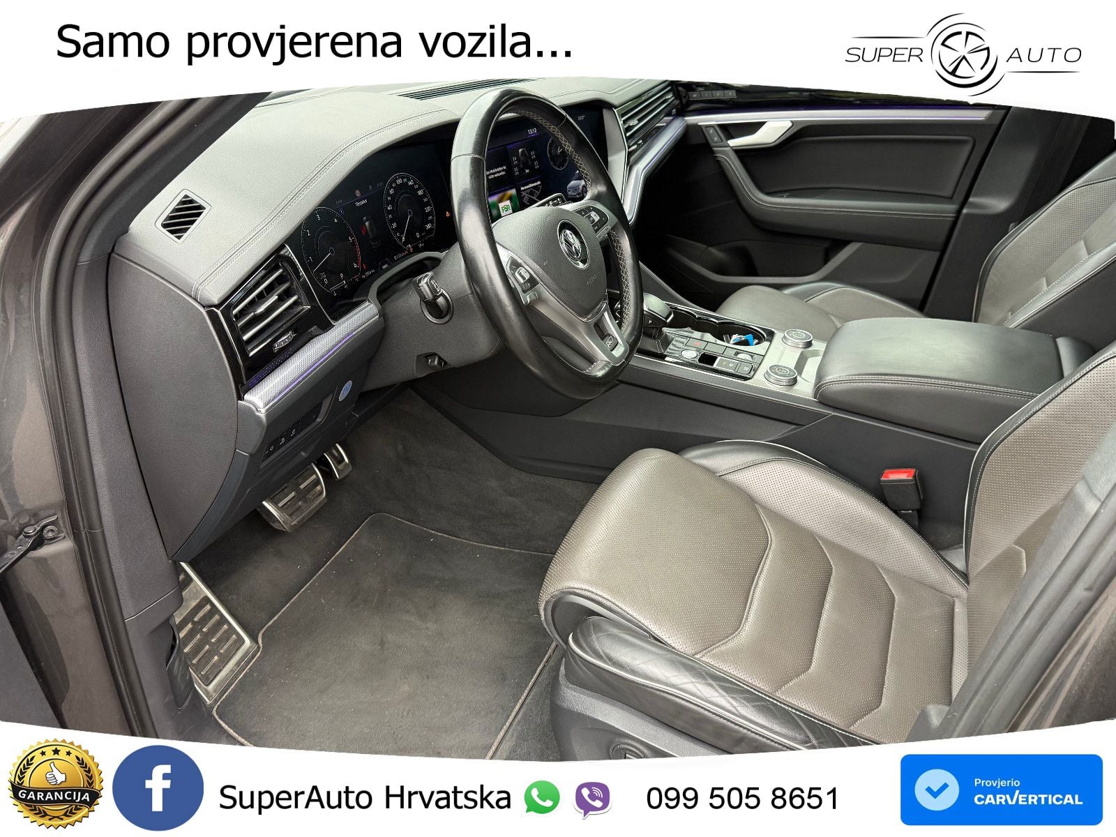 Volkswagen Touareg 3.0 V6 TDI (286 KS) 4MOTION Tiptronic R-Line ZRAČNI+ACC+GR SJED+KAM+PANO