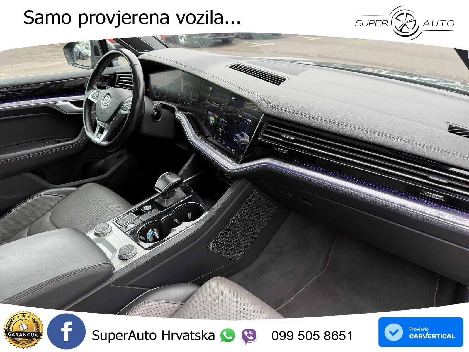 Volkswagen Touareg 3.0 V6 TDI (286 KS) 4MOTION Tiptronic R-Line ZRAČNI+ACC+GR SJED+KAM+PANO