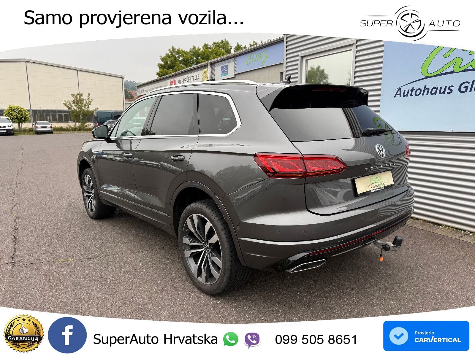 Volkswagen Touareg 3.0 V6 TDI (286 KS) 4MOTION Tiptronic R-Line ZRAČNI+ACC+GR SJED+KAM+PANO