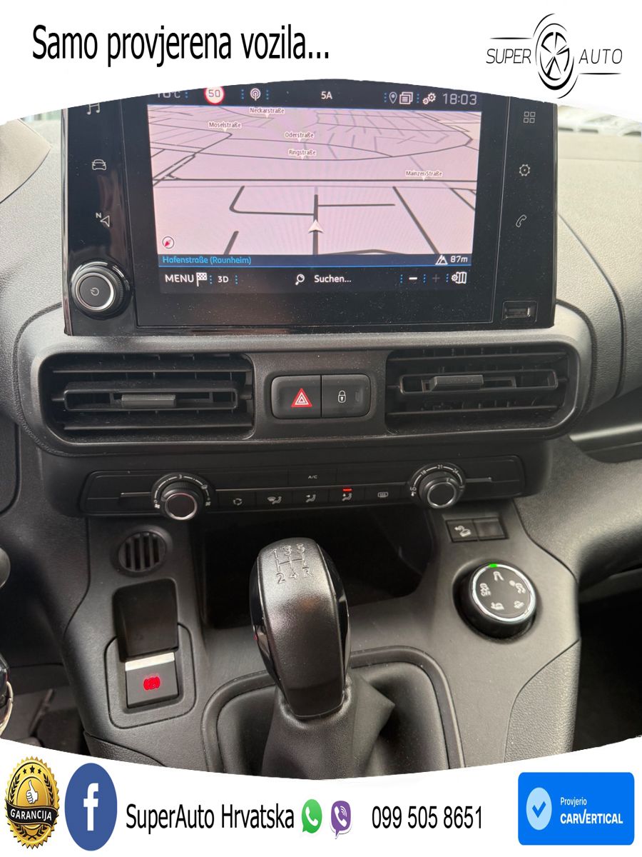 Peugeot Partner Premium L1 Navi/Sortimo/Scheckheft 102 KS