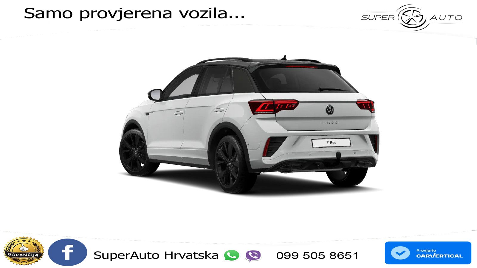 Volkswagen T-Roc 1.5 TSI (150 KS) DSG R-Line LED+GR SJED+ACC