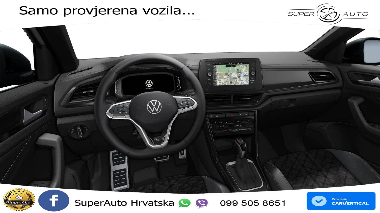Volkswagen T-Roc 1.5 TSI (150 KS) DSG R-Line LED+GR SJED+ACC