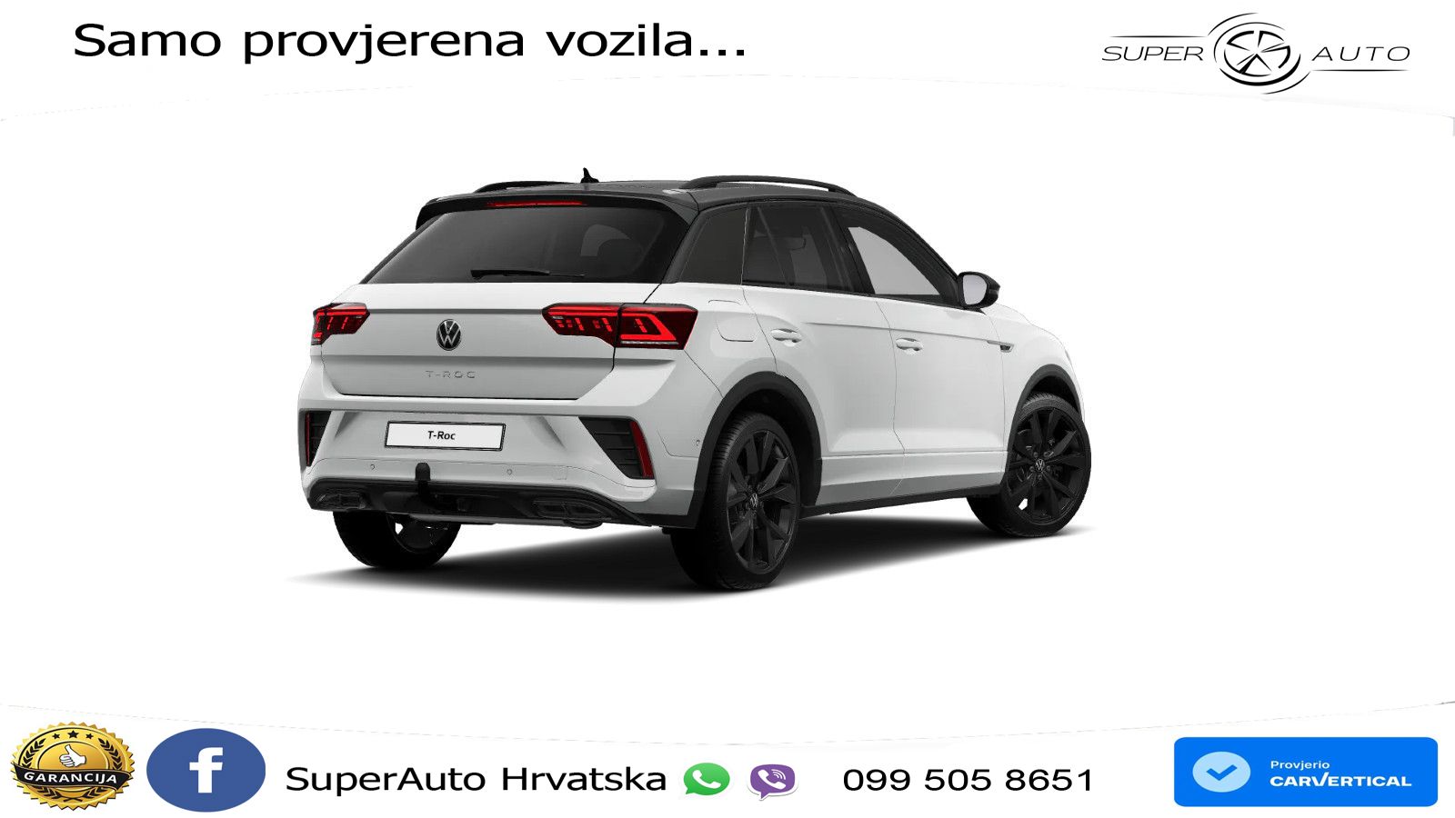 Volkswagen T-Roc 1.5 TSI (150 KS) DSG R-Line LED+GR SJED+ACC
