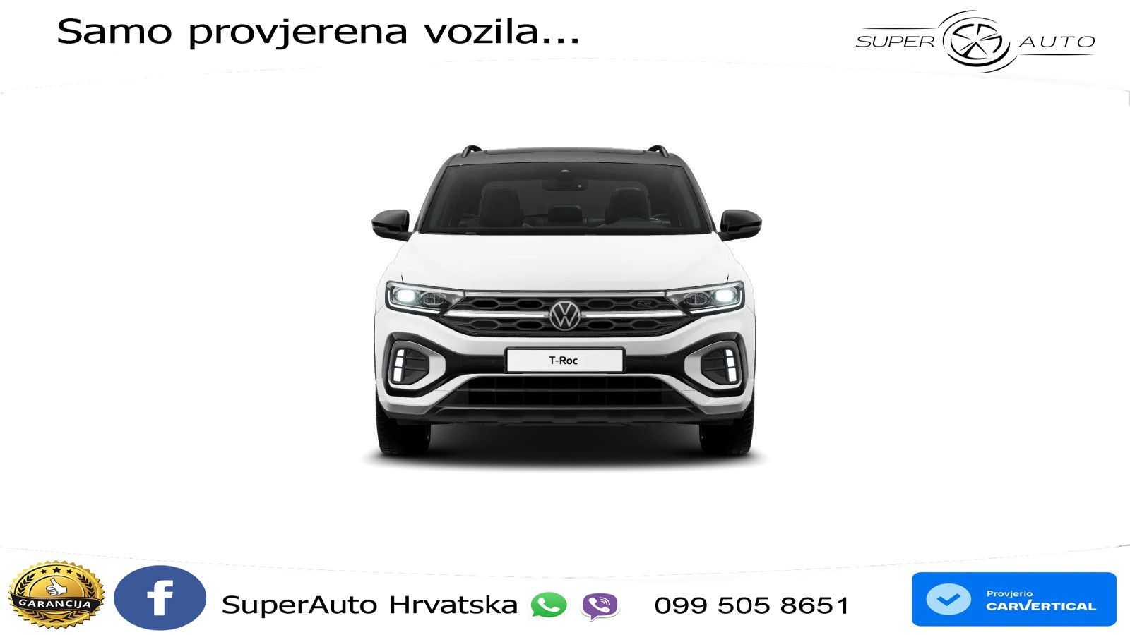 Volkswagen T-Roc 1.5 TSI (150 KS) DSG R-Line LED+GR SJED+ACC