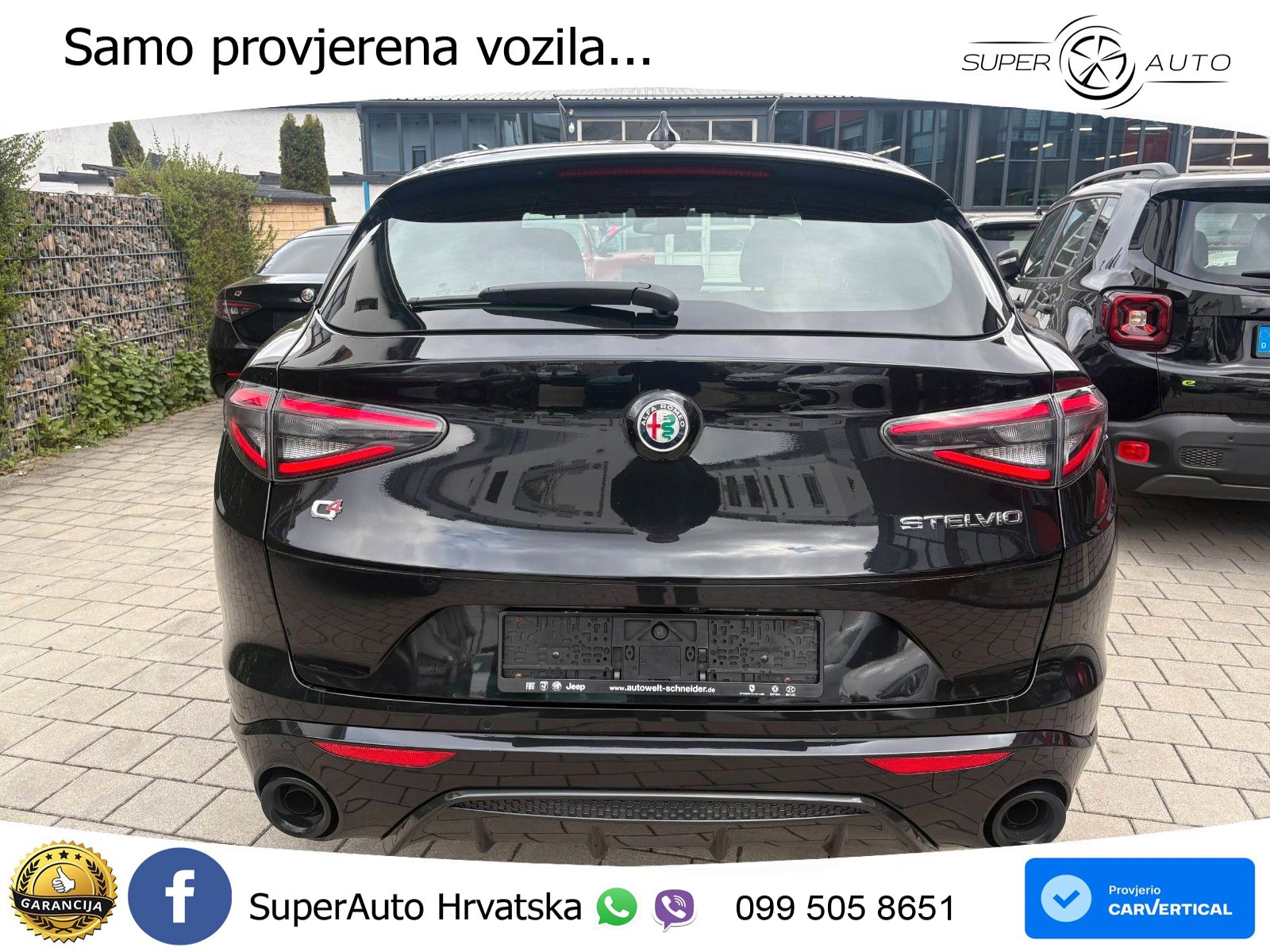 Alfa Romeo Stelvio 2.0 Turbo (280 KS) Q4 Automatic LED+GR SJED+ACC