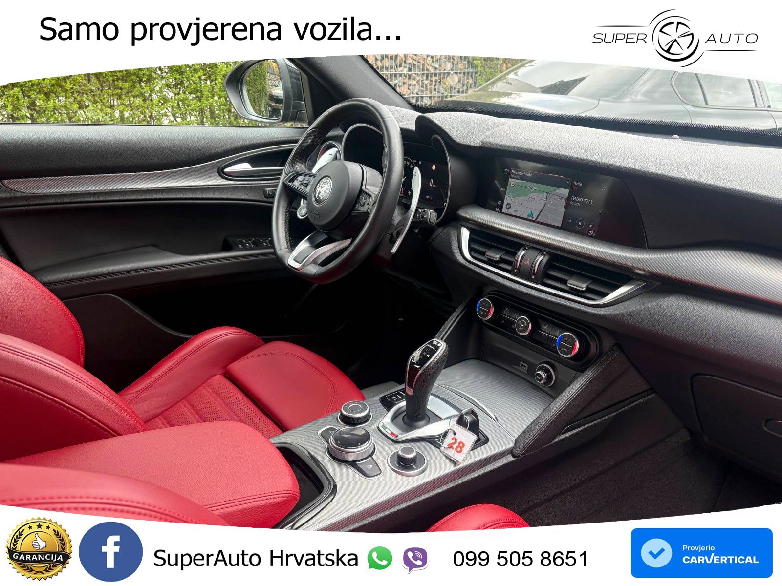 Alfa Romeo Stelvio 2.0 Turbo (280 KS) Q4 Automatic LED+GR SJED+ACC